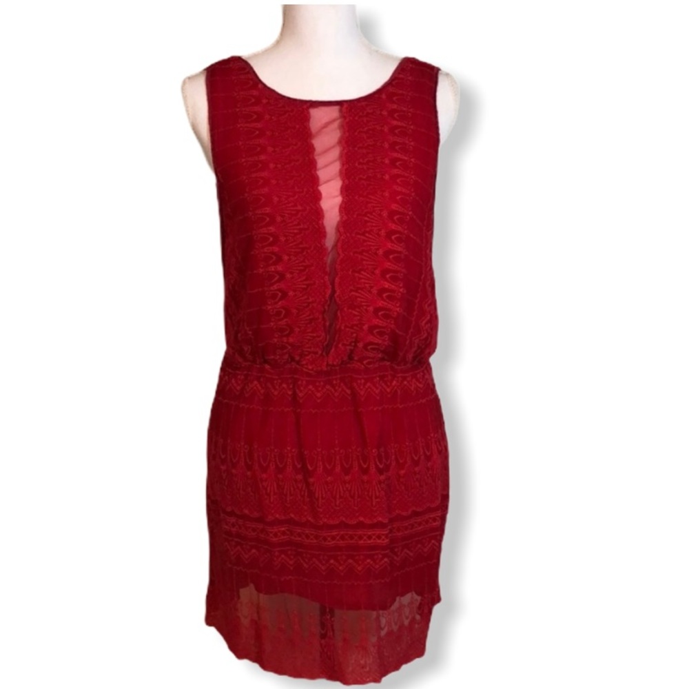 💞Gorgeous free people dress low cut back flapper